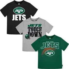 3-Pack Infant & Toddler Boys Jets Short Sleeve Tees