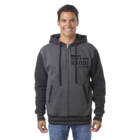 509 Zip-Up Hoodie Grey