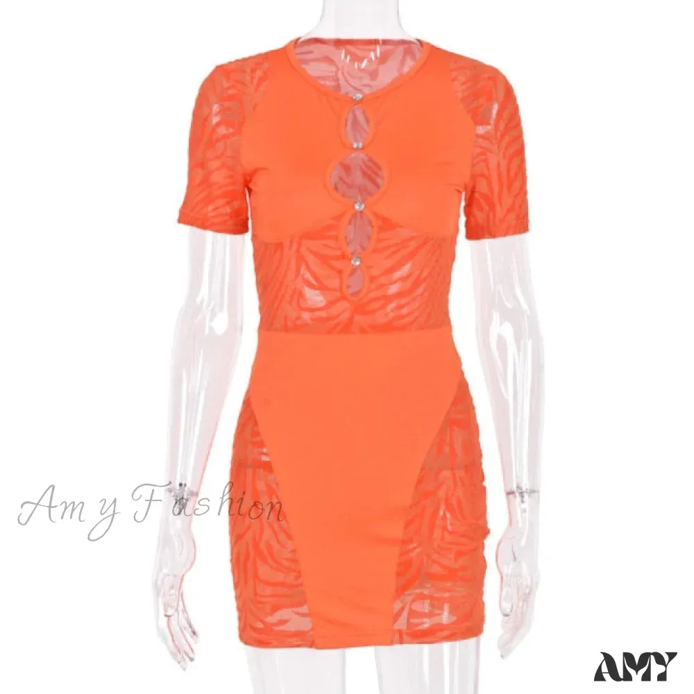 Amy Fashion - Holiday Night Club Party Bodycon Pencil Short Dresses