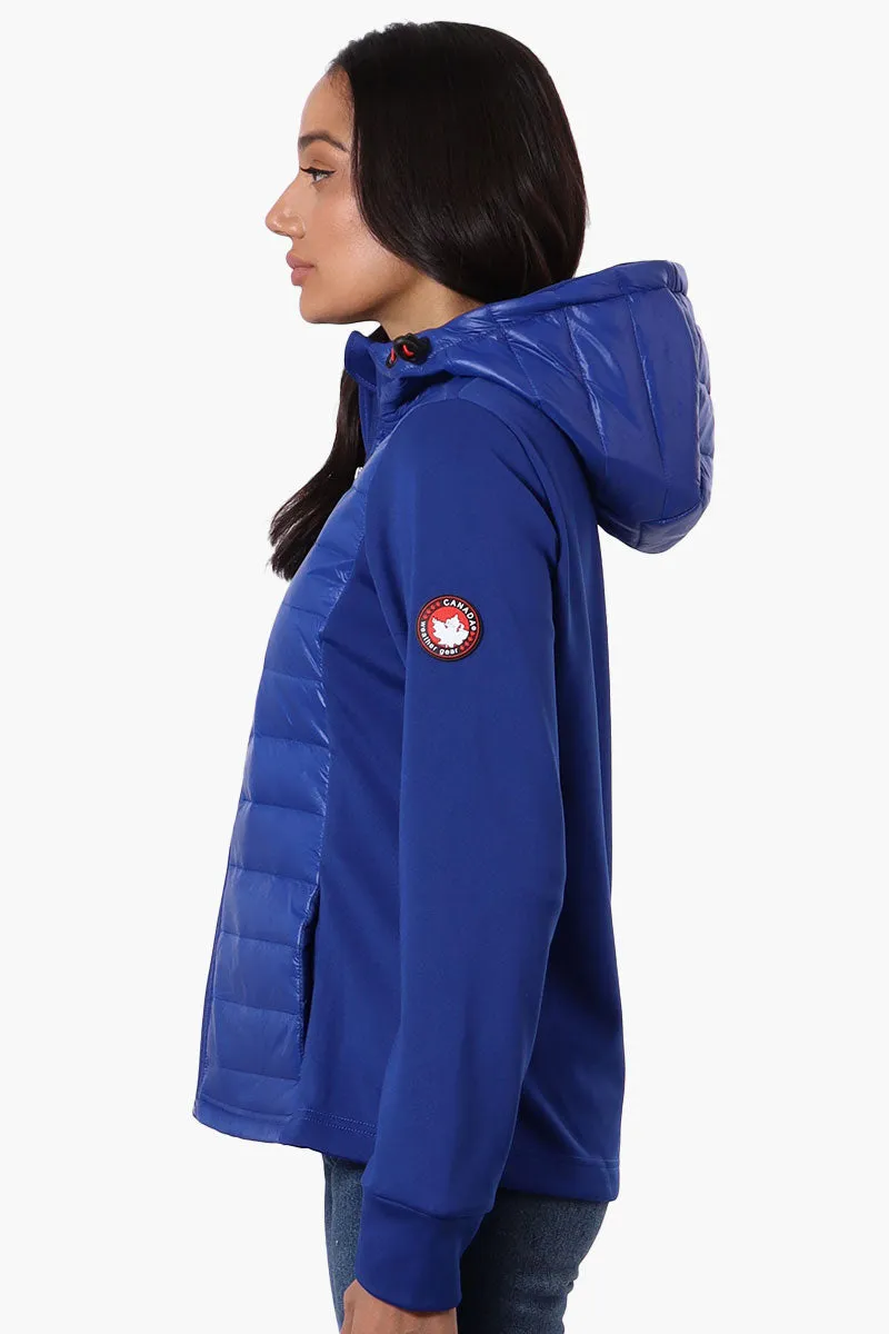 Canada Weather Gear Quilted Nylon Lightweight Jacket - Blue