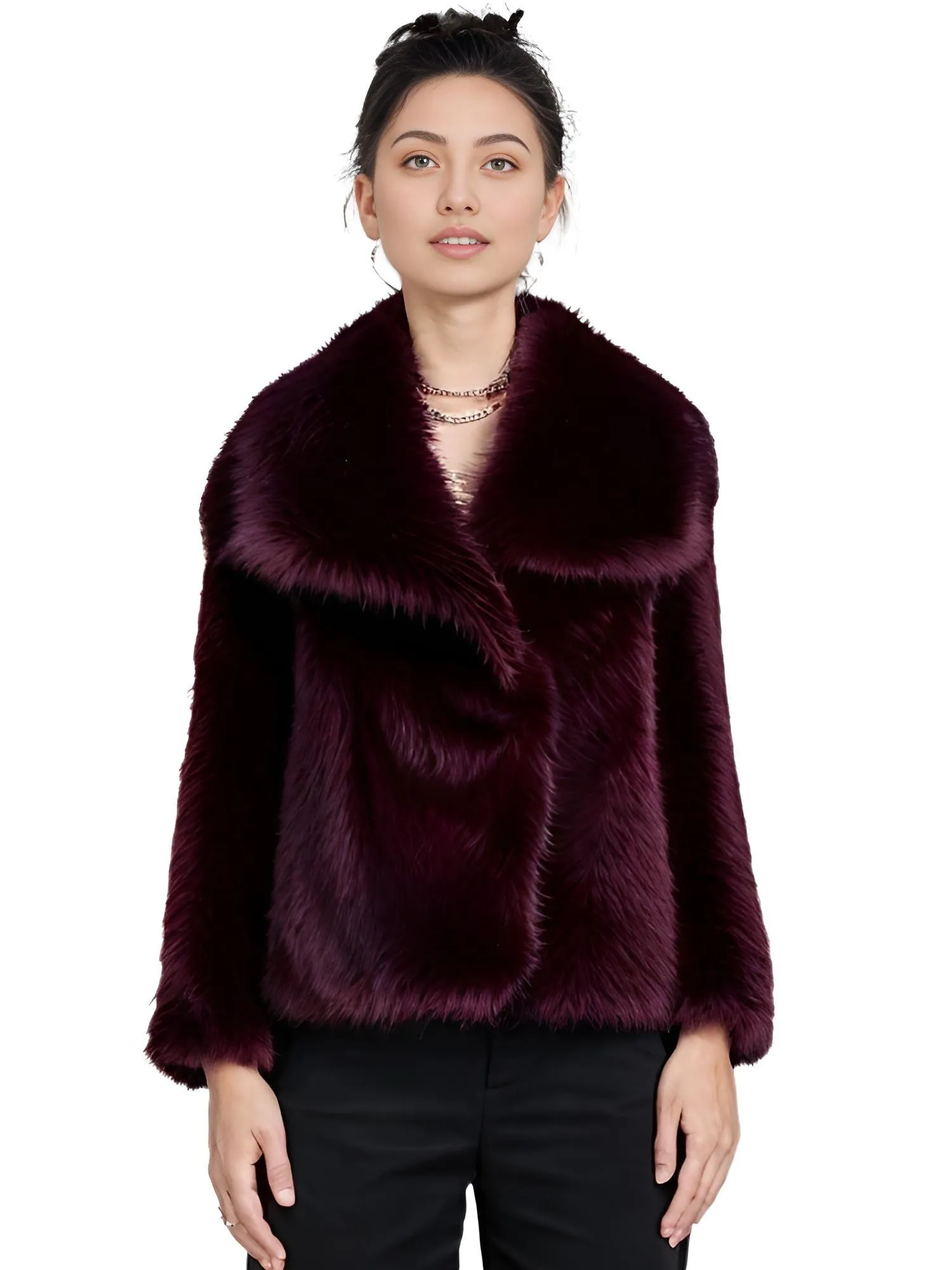 Chic Short Faux Fur Jackets For Women