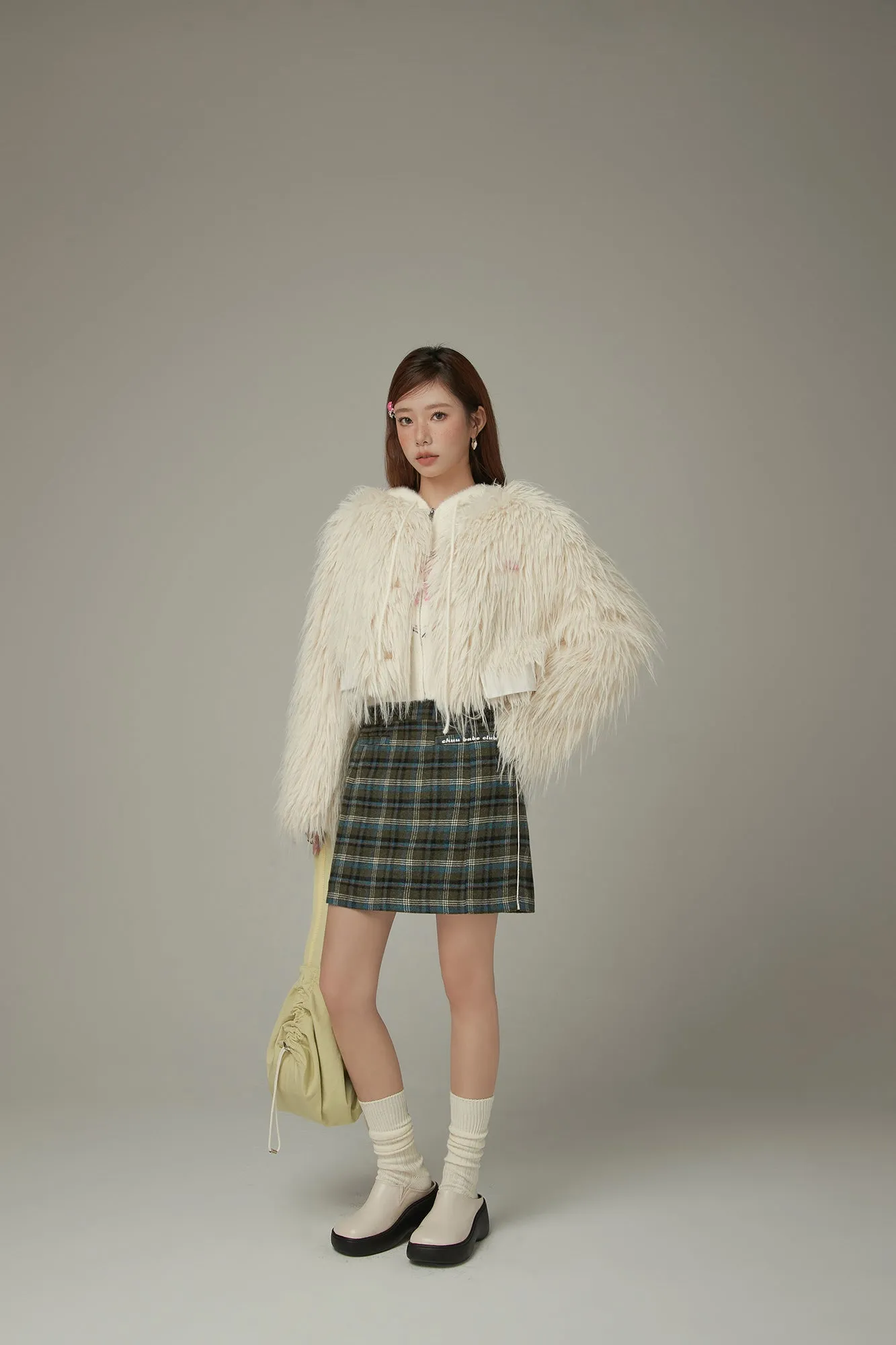 Faux Fur Loose Fit Jacket