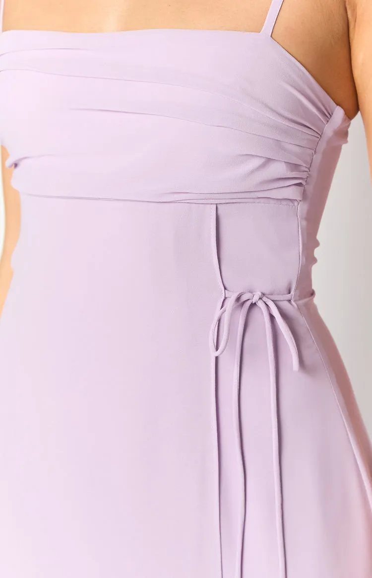 Flossie Lilac Maxi Sleeveless Dress