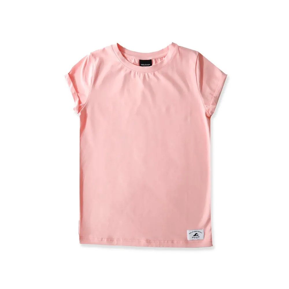 GIRLS SS CLASSICS TEE - Light Blush