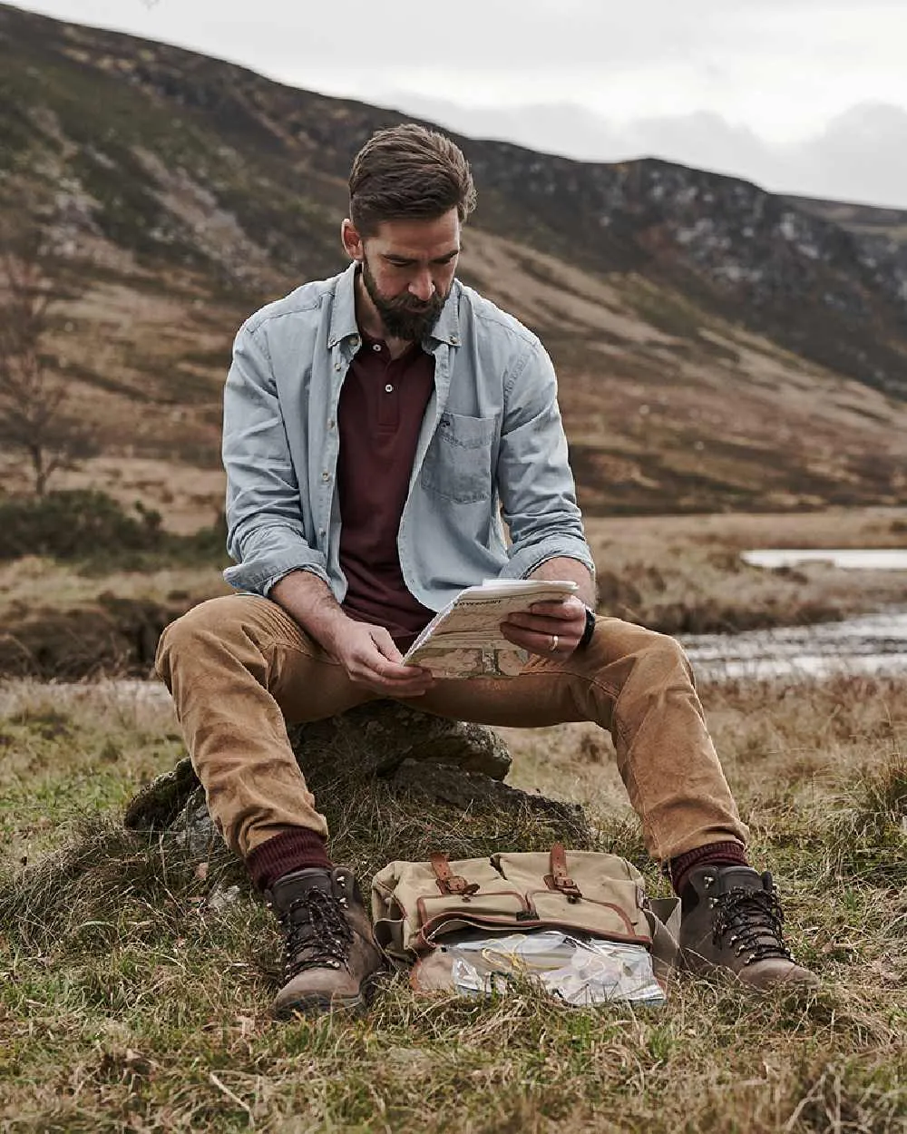 Hoggs of Fife Archerfield Denim Shirt