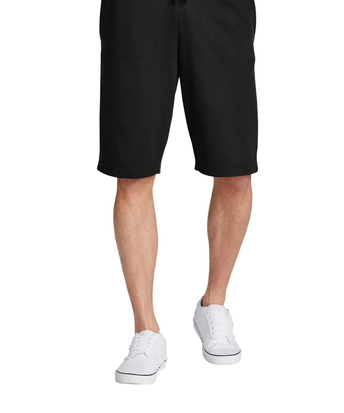 Men's Casual Fleece Jogger Shorts with Athletic Fit