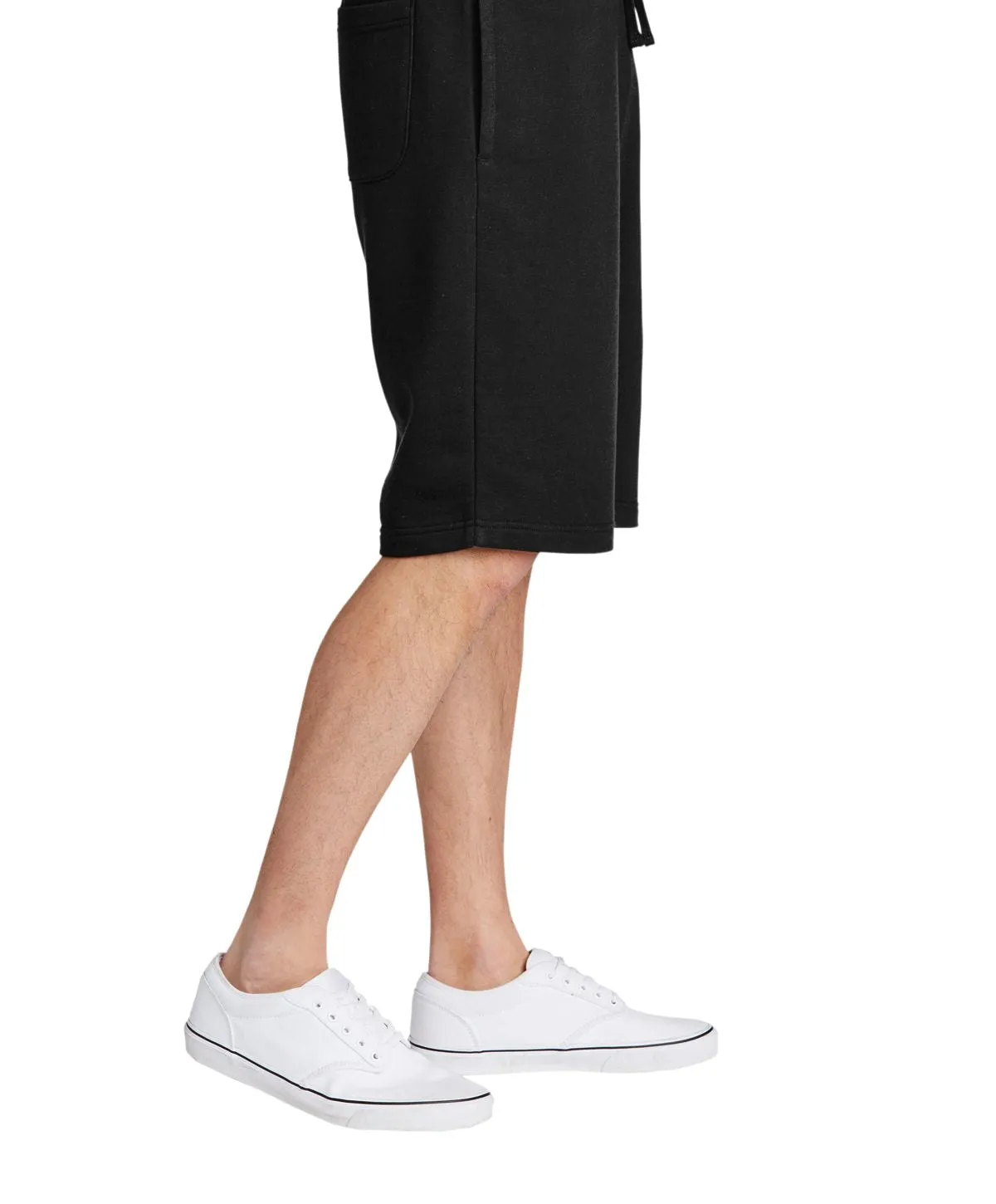 Men's Casual Fleece Jogger Shorts with Athletic Fit