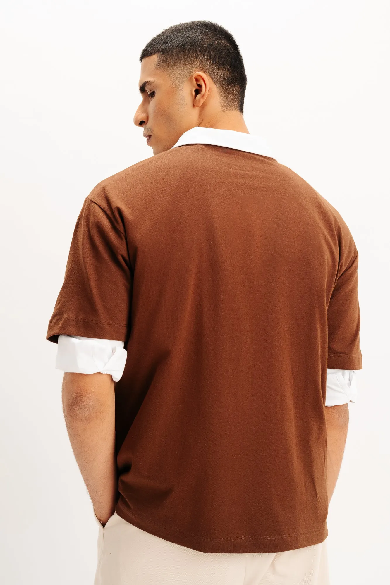 Men's Espresso Oversized Tees