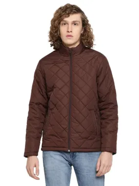 Mettle Men Maroon Quilted Jacket