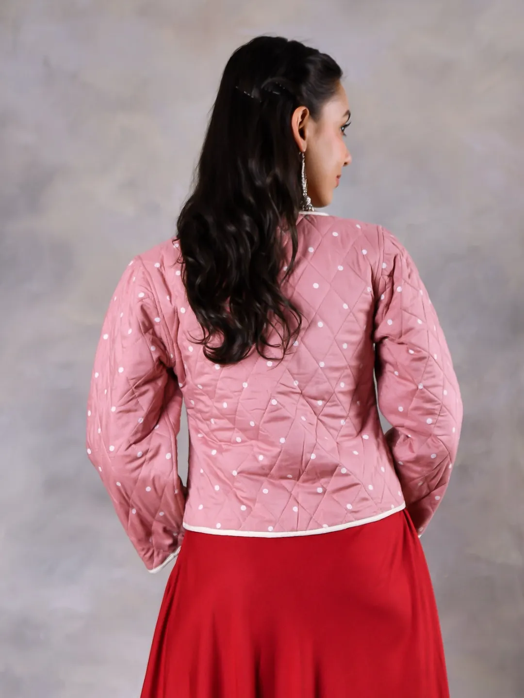 Mimosa Baby Pink Quilted Jacket