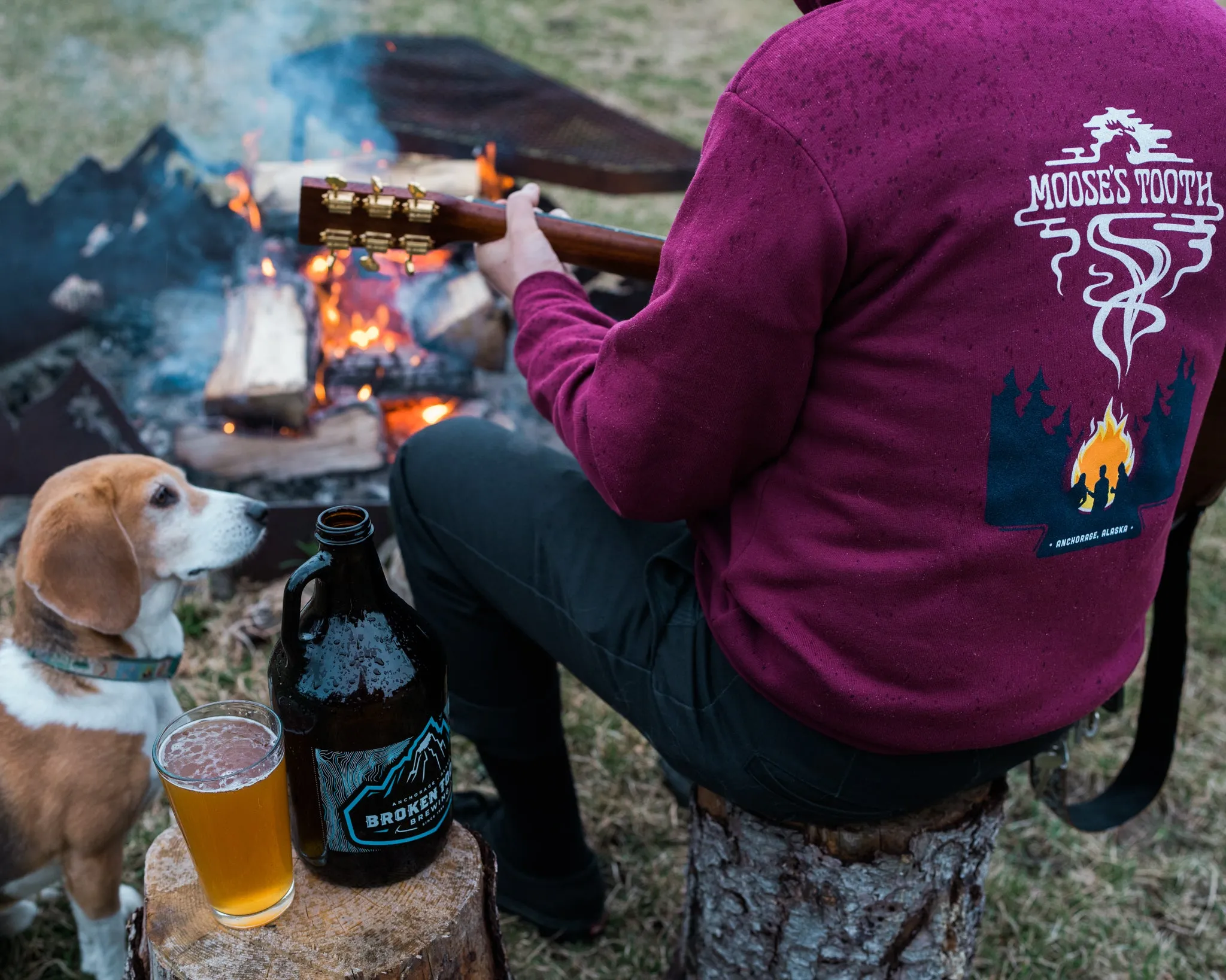 Moose's Tooth Campfire Zip-Up Hoodie