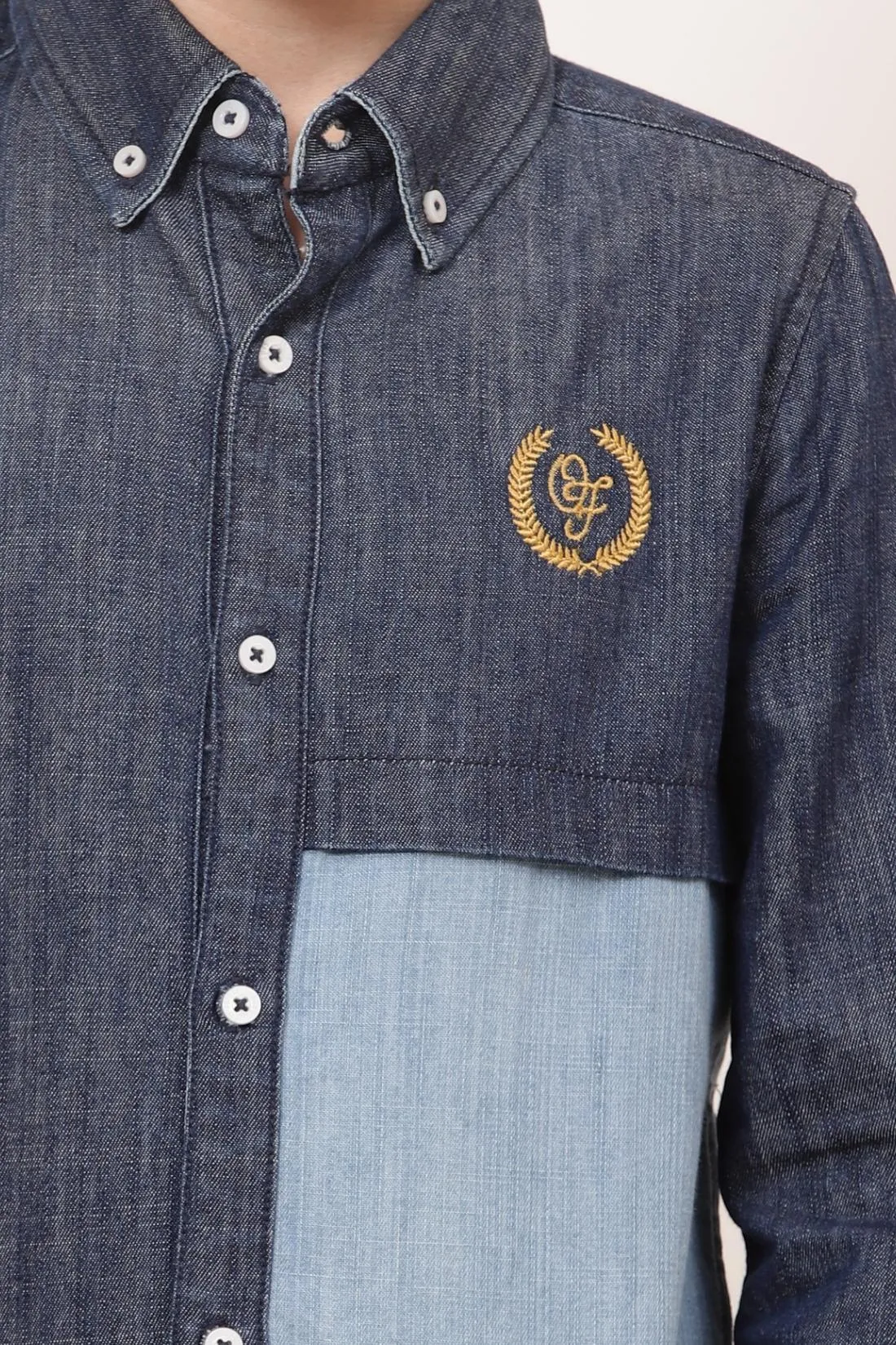 One Friday Kids Boys Blue Denim Shirt