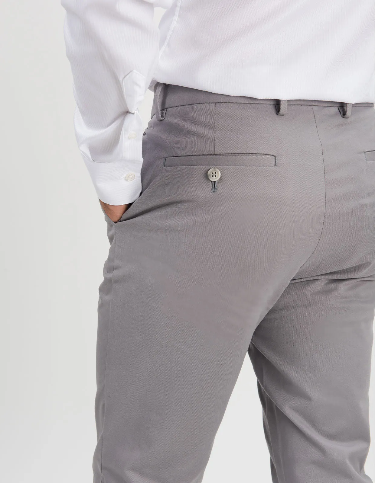 Slate Cashmere Finish Twill | Chino