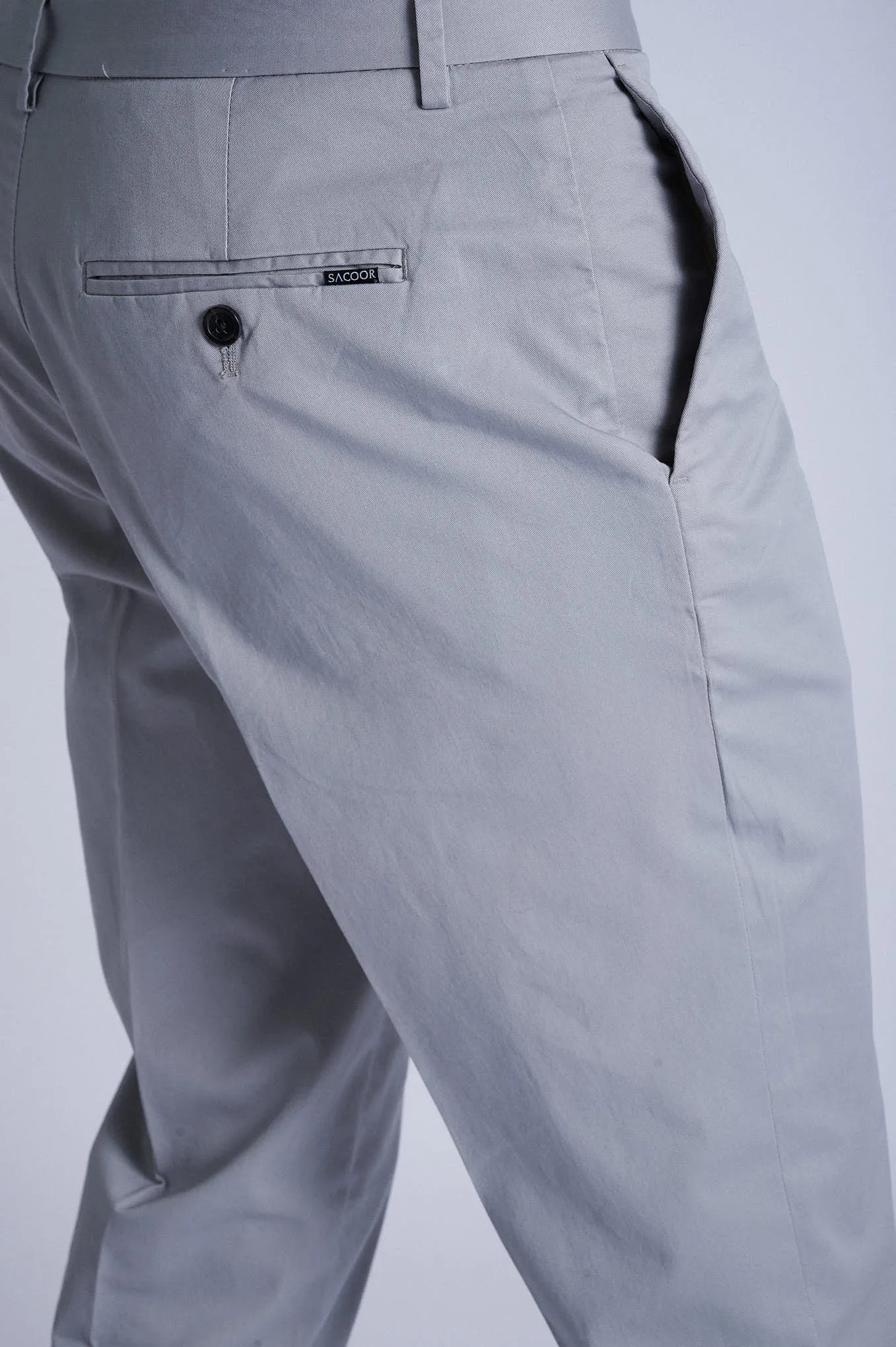 Slim fit chino in Cotton Elastane