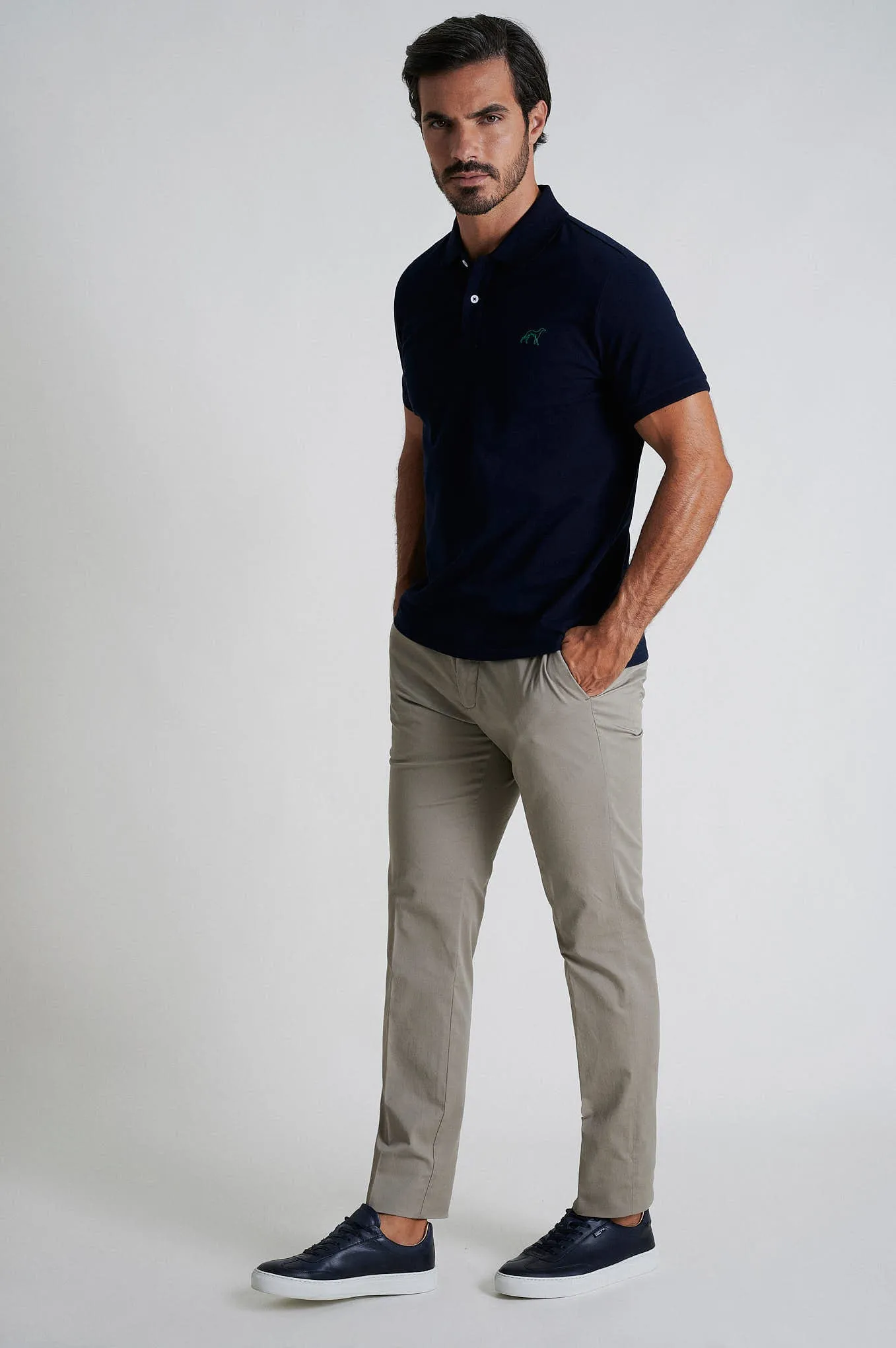 Slim fit chino in Cotton Elastane