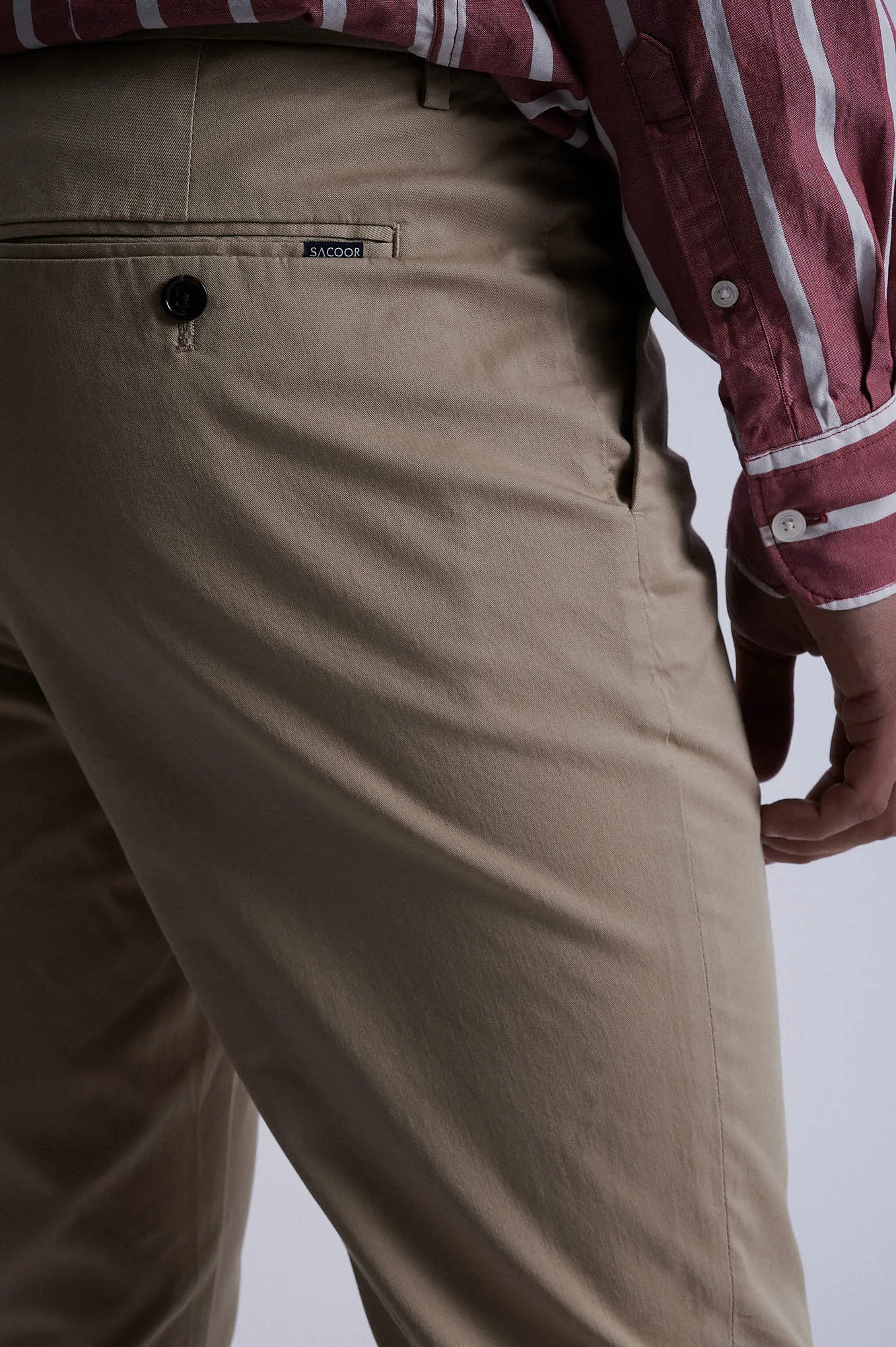 Slim fit chino in Cotton Elastane