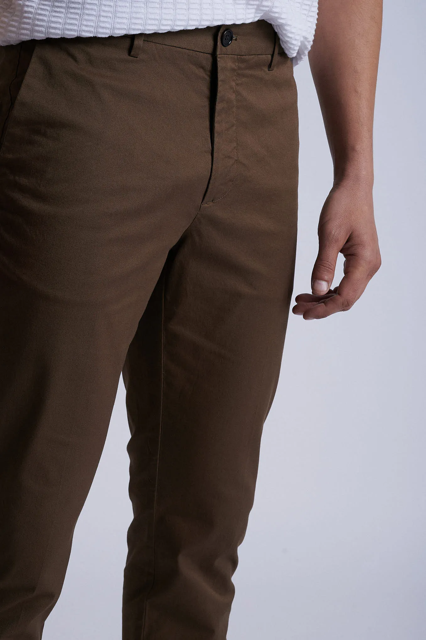 Slim fit chino in Cotton Elastane