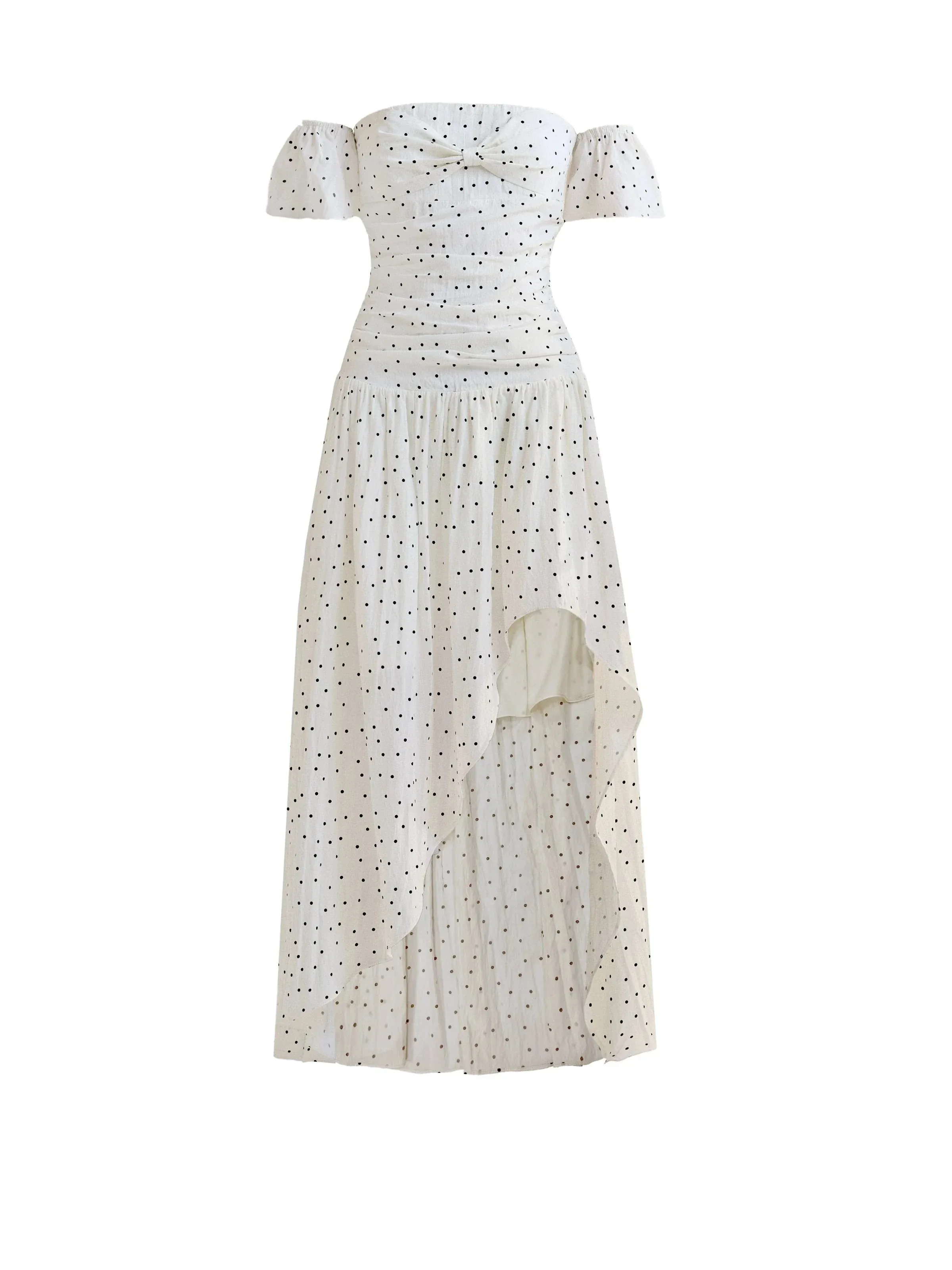 Starlit Soiree: Polka Dot Dream Maxi