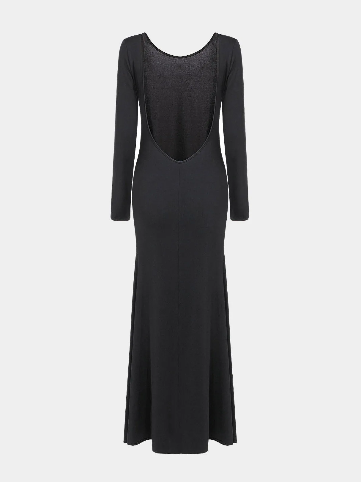 Wholesale Black Long Sleeve Maxi Dress