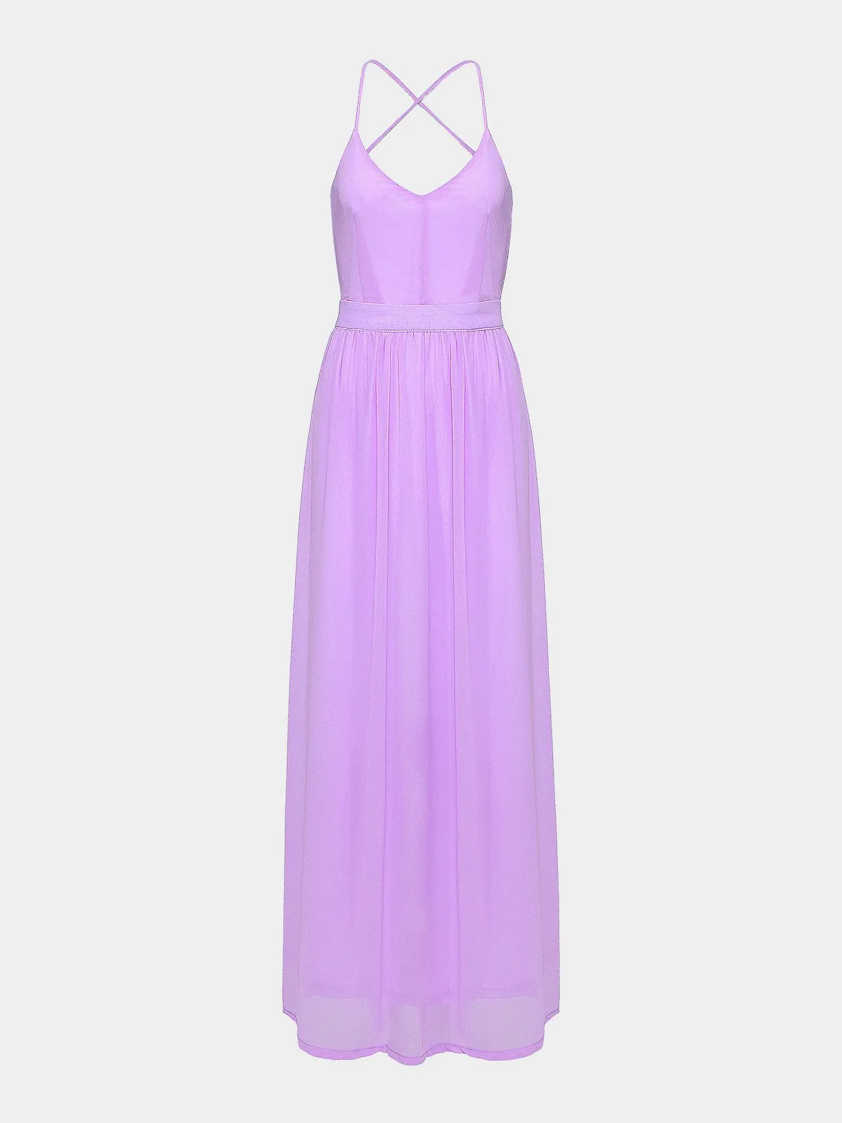 Wholesale Purple Spaghetti Strap Maxi Dress