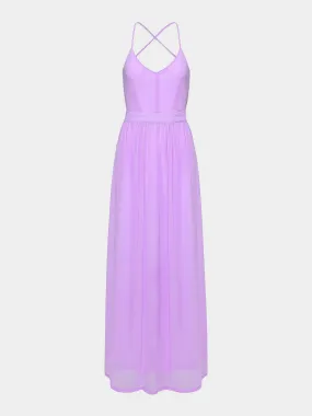 Wholesale Purple Spaghetti Strap Maxi Dress